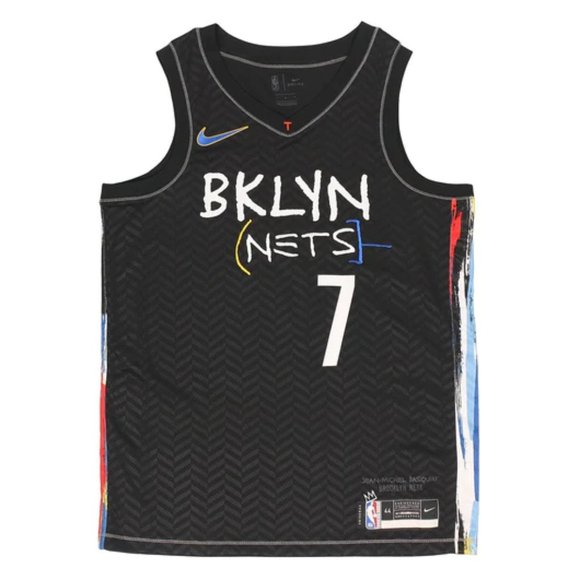 Nike MENS NBA City Edition Sports Basketball Vest SW Brooklyn Nets